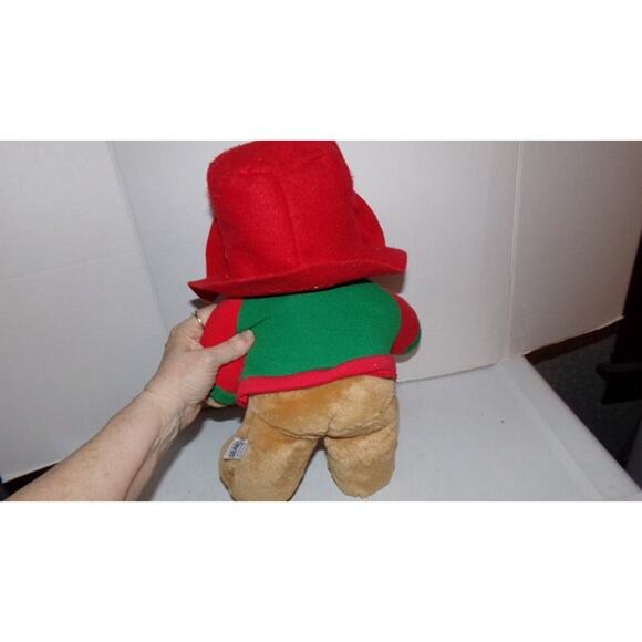 VINTAGE PLUSH STUFFED PADDINGTON BEAR 1995 15" SEARS KIDS GIFTS W/STAR PILLOW - Picture 5 of 8